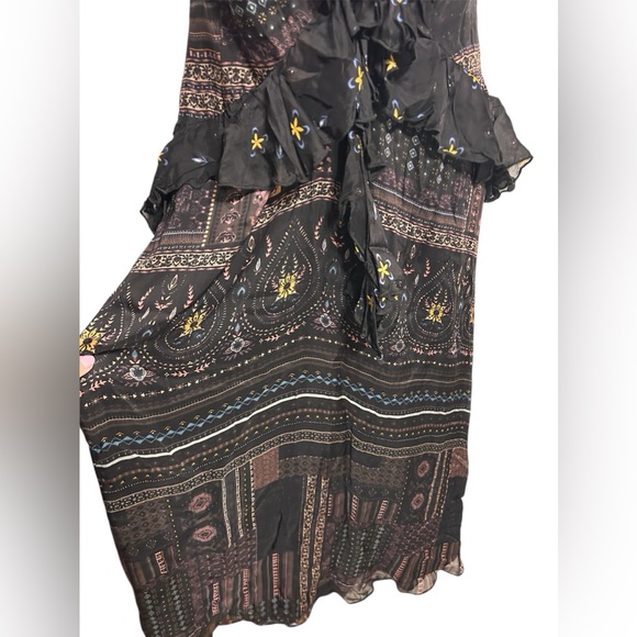 NWT Anthropologie Let Me Be floral maxi with ruffles - Picture 6 of 11